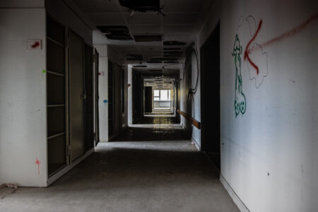 DDR Krankenhaus Ein ehemaliges Krankenhaus bei Berlin.