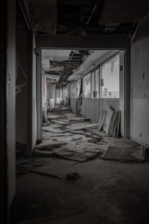 DDR Krankenhaus Ein ehemaliges Krankenhaus bei Berlin.