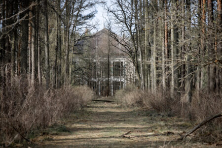 STADT IM WALD Ehemalige Russische Kaserne im Norden Berlins, auch als "Stadt im Wald" bekannt.